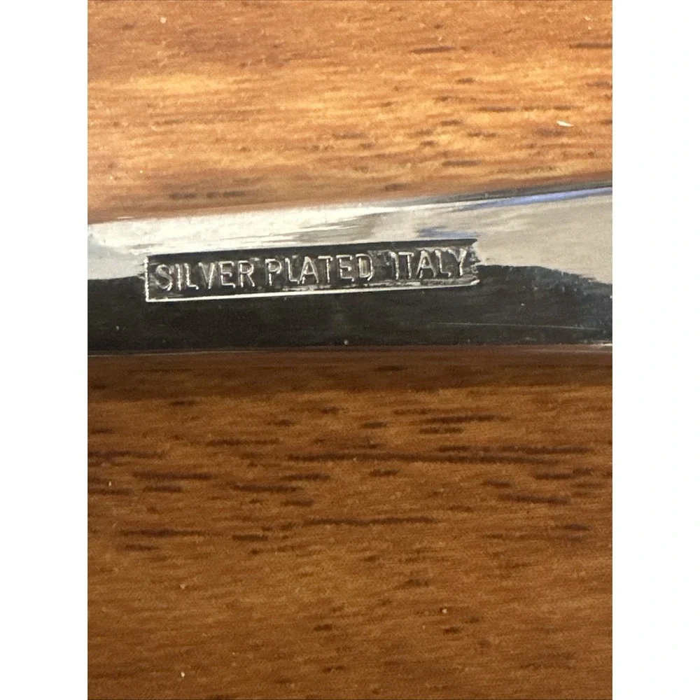 Vintage Silver Plated Salad‎ Serving Spoon 9